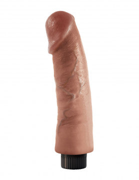 King Cock 9 Inch Vibrating Cock - Light