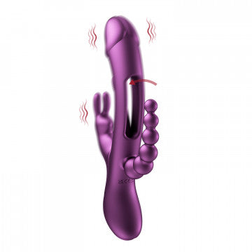 Trilux - App Controlled Rabbit Vibrator - Purple