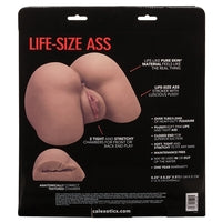 Stroke It Life Size Ass-Brown