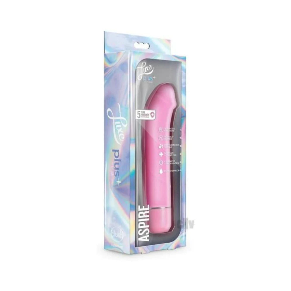 Luxe Plus Aspire Silicone Vibrator Pink **