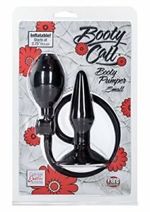 Booty Call Booty Pumper Silicone Inflatable Anal Plug Small Black **